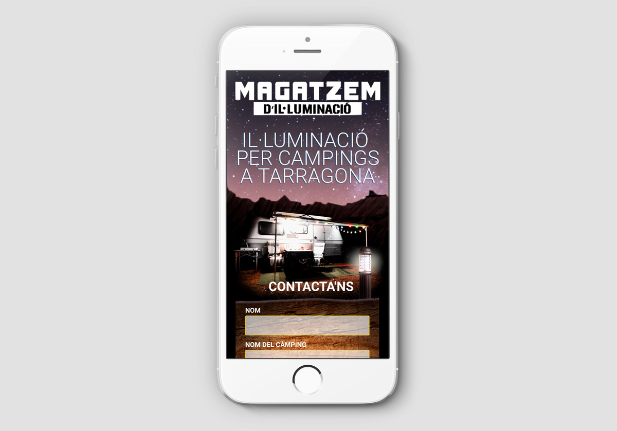 Barcelona LED - Landing para camping